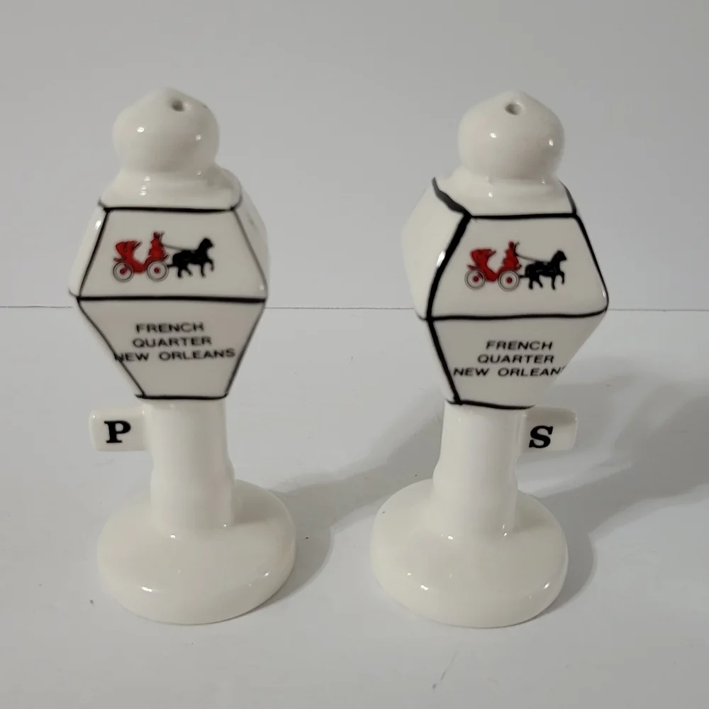 French Quarter New Orleans Lamp Salt & Pepper